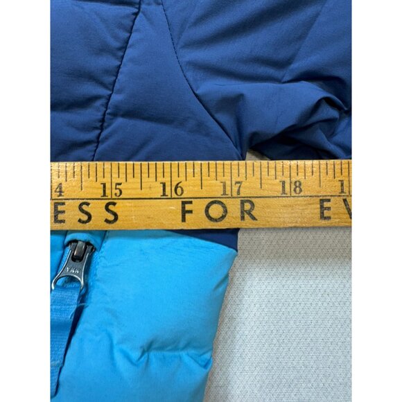 The North Face Girls Belleview Down Jacket in Shady Blue Size XL Reversible - Picture 8 of 12
